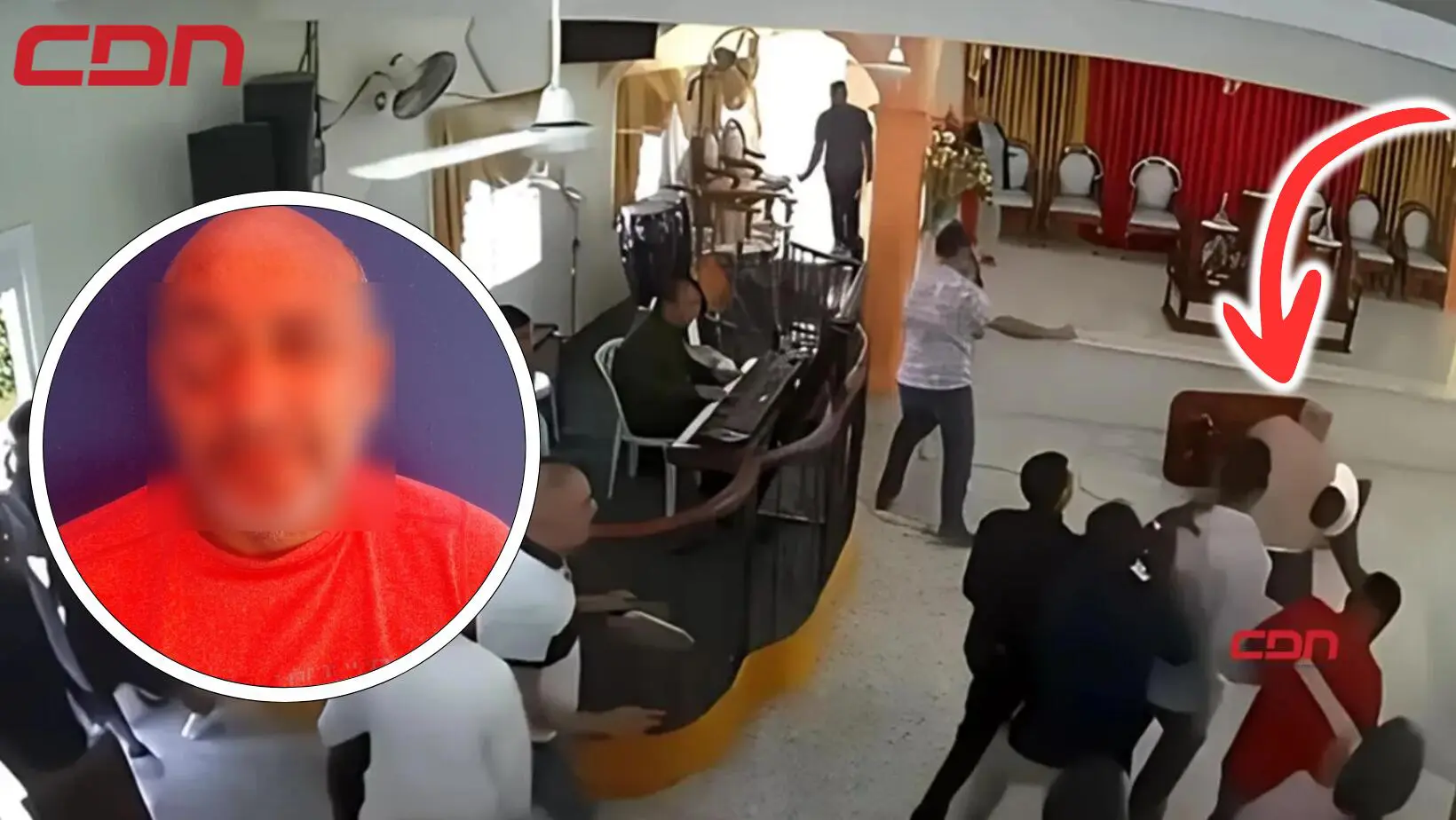 Bajo arresto hombre con alegados problemas mentales que agredió feligreses en iglesia de Higüey