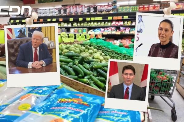 Los gobernantes de Canadá y México anunciaron que aplicarán aranceles a productos estadounidenses en represalia contra Trump. Foto: CDN Digital