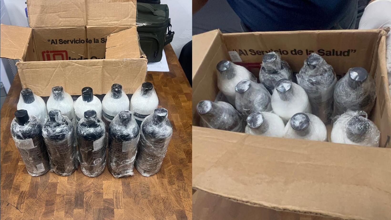 DNCD frustra envío de cocaína líquida en potes de belleza a Italia