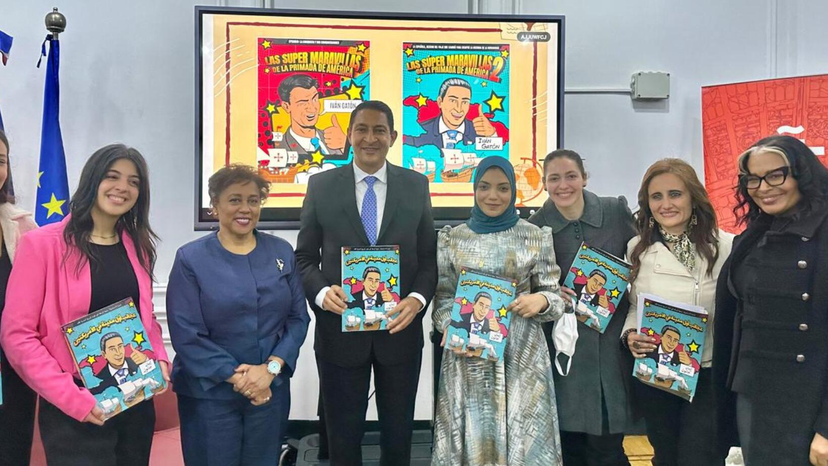 Embajada Dominicana en Egipto lanza cómic en árabe sobre la Primada de América