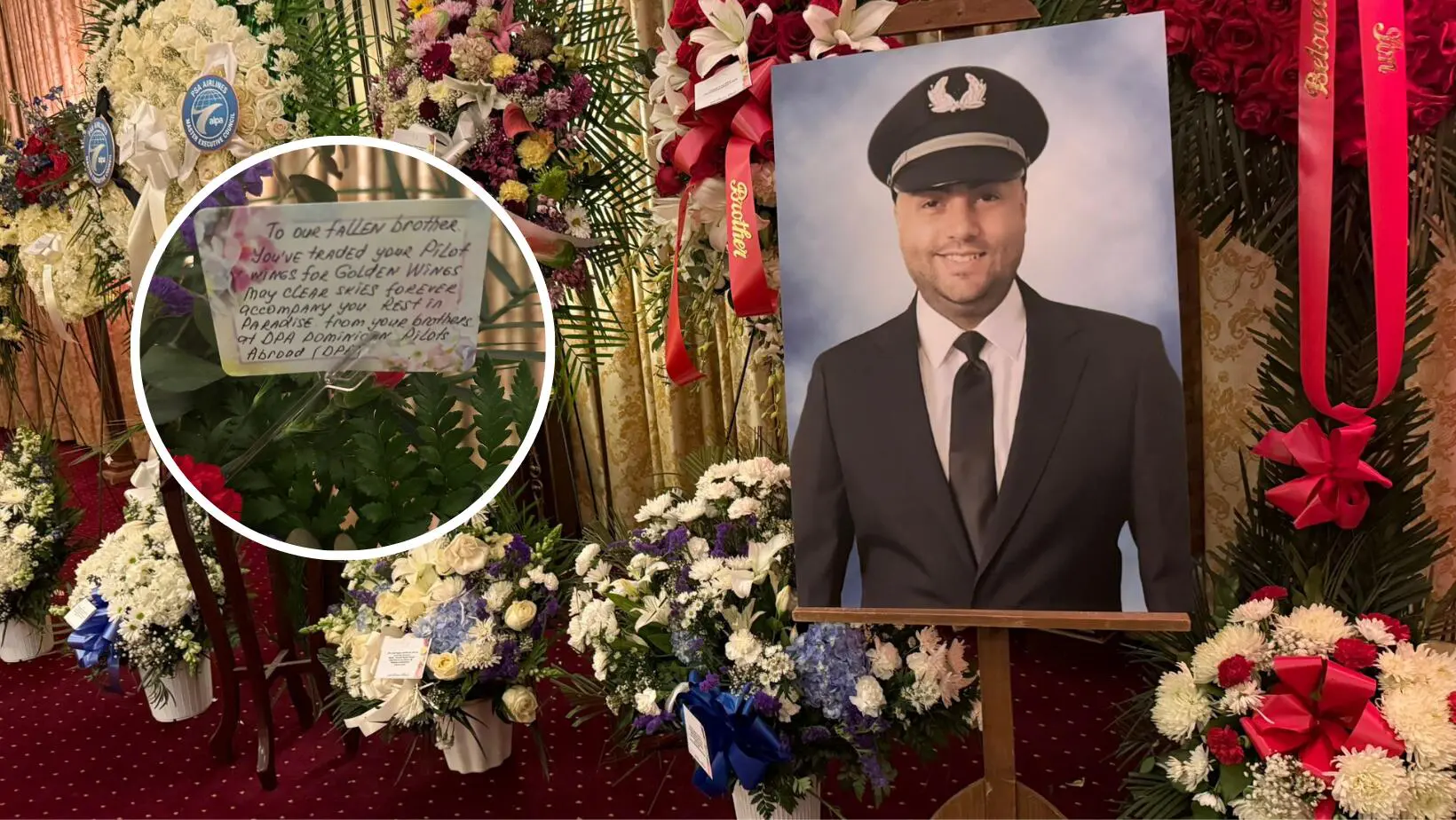 Pilotos dominicanos rinden homenaje al capitán fallecido en accidente de Washington
