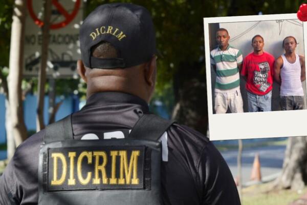 La Dicrim en Santo Domingo Oeste arrestó a tres presuntos delincuentes que resultaban buscados por el asalto a un comerciante.