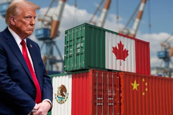 Trump castiga con aranceles a México, Canadá y China