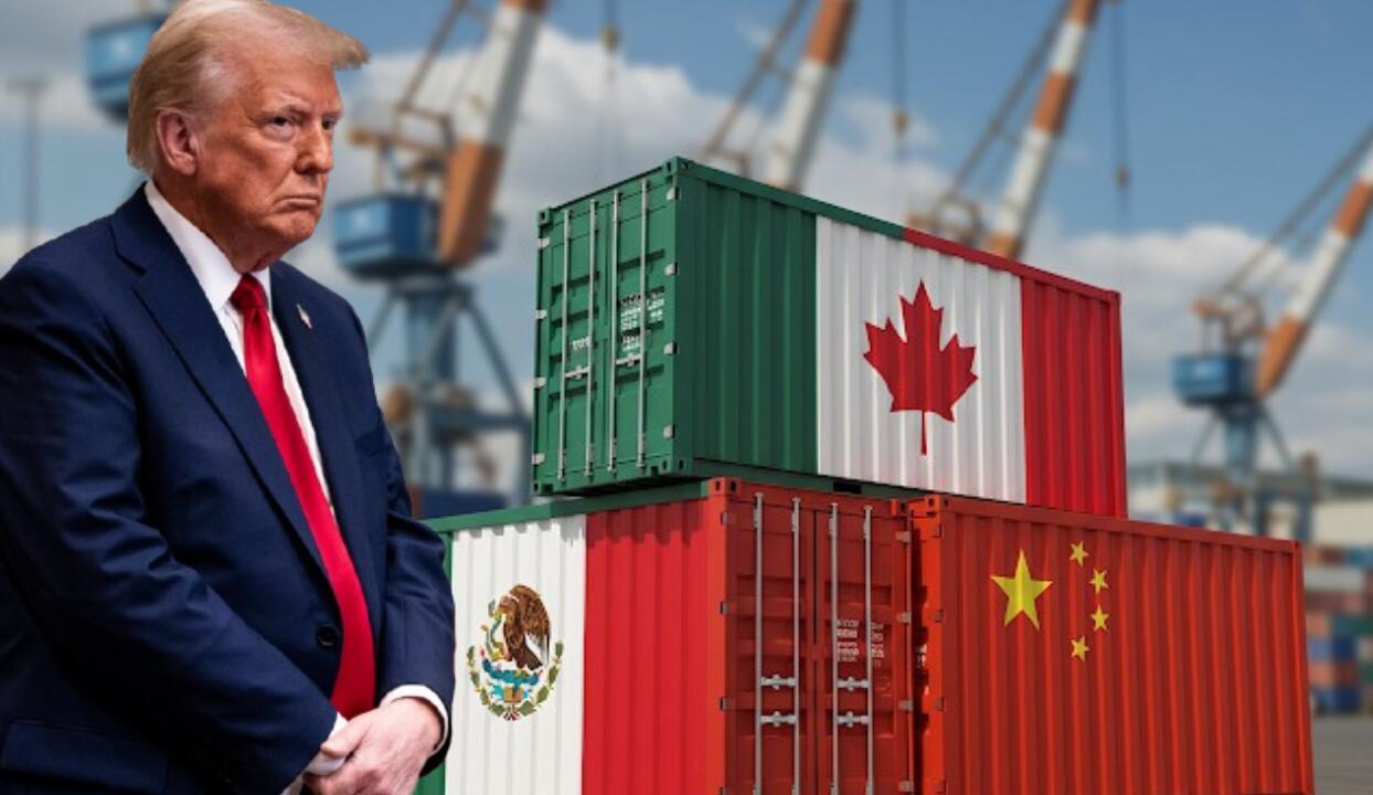 Trump castiga con aranceles a México, Canadá y China