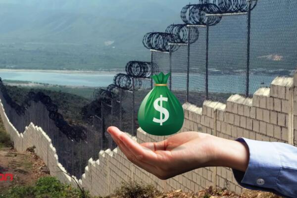 La construcción del muro fronterizo entre República Dominicana y Haití continúa avanzando. (foto, fuente externa)