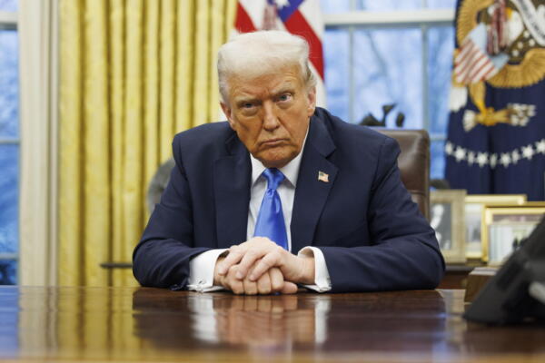 El presidente de Estados Unidos, Donald Trump. EFE/Aaron Schwartz/Pool