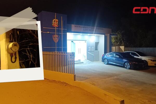 Destacamento policial de la comunidad Los Miches, en Dajabón.