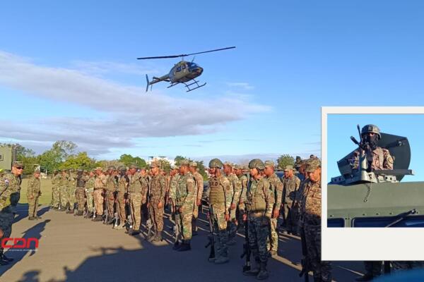 Además del personal se hizo el envío de helicóptero y drones de vigilancia. Foto: Fuente externa 
