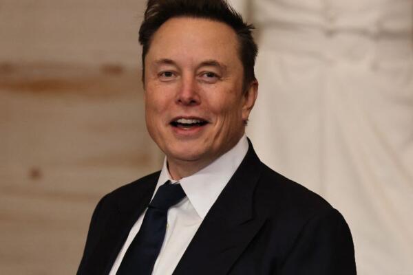 Foto del empresario y activista político, Elon Musk. AFP