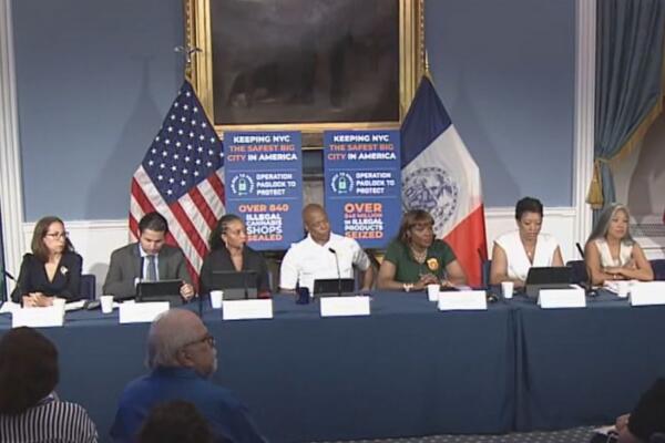 Alcalde actual de la ciudad de Nueva York, Eric Adams.