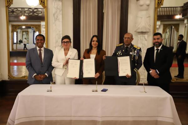 La Policía Nacional, con el Gobierno de los Estados Unidos, formalizó un importante memorándum de entendimiento para reforzar la cooperación.