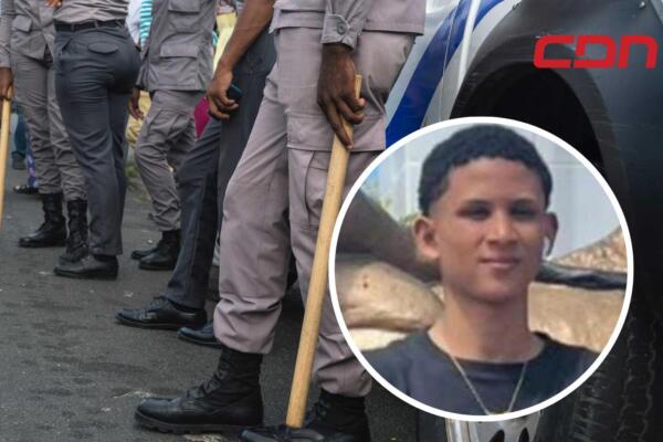 Diosbaby Batista Morel, adolescente herido de bala presuntamente por policía. 