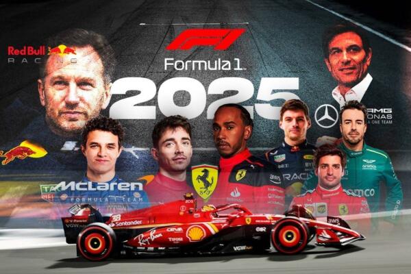 Fórmula 1 2025: calendario de carreras y pilotos confirmados