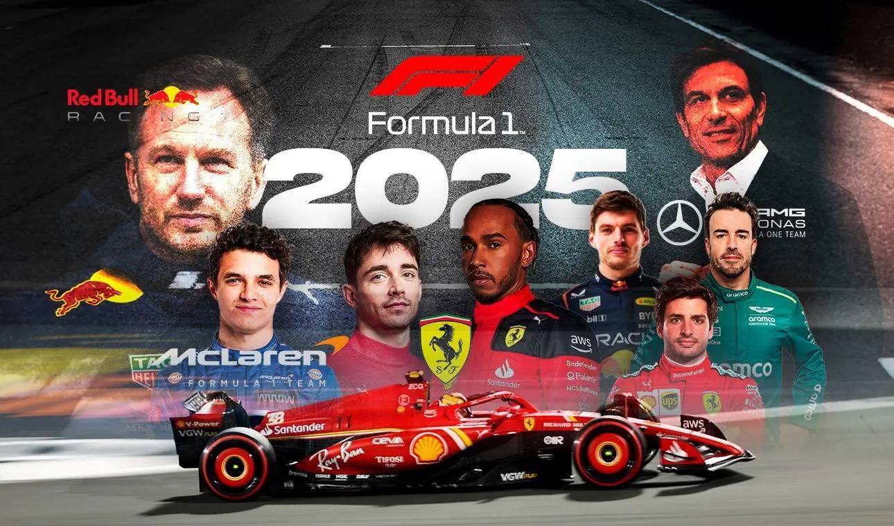 Fórmula 1 2025: calendario de carreras y pilotos confirmados