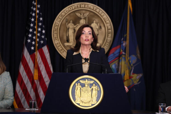Gobernadora de Nueva York, Kathy Hochul. AFP