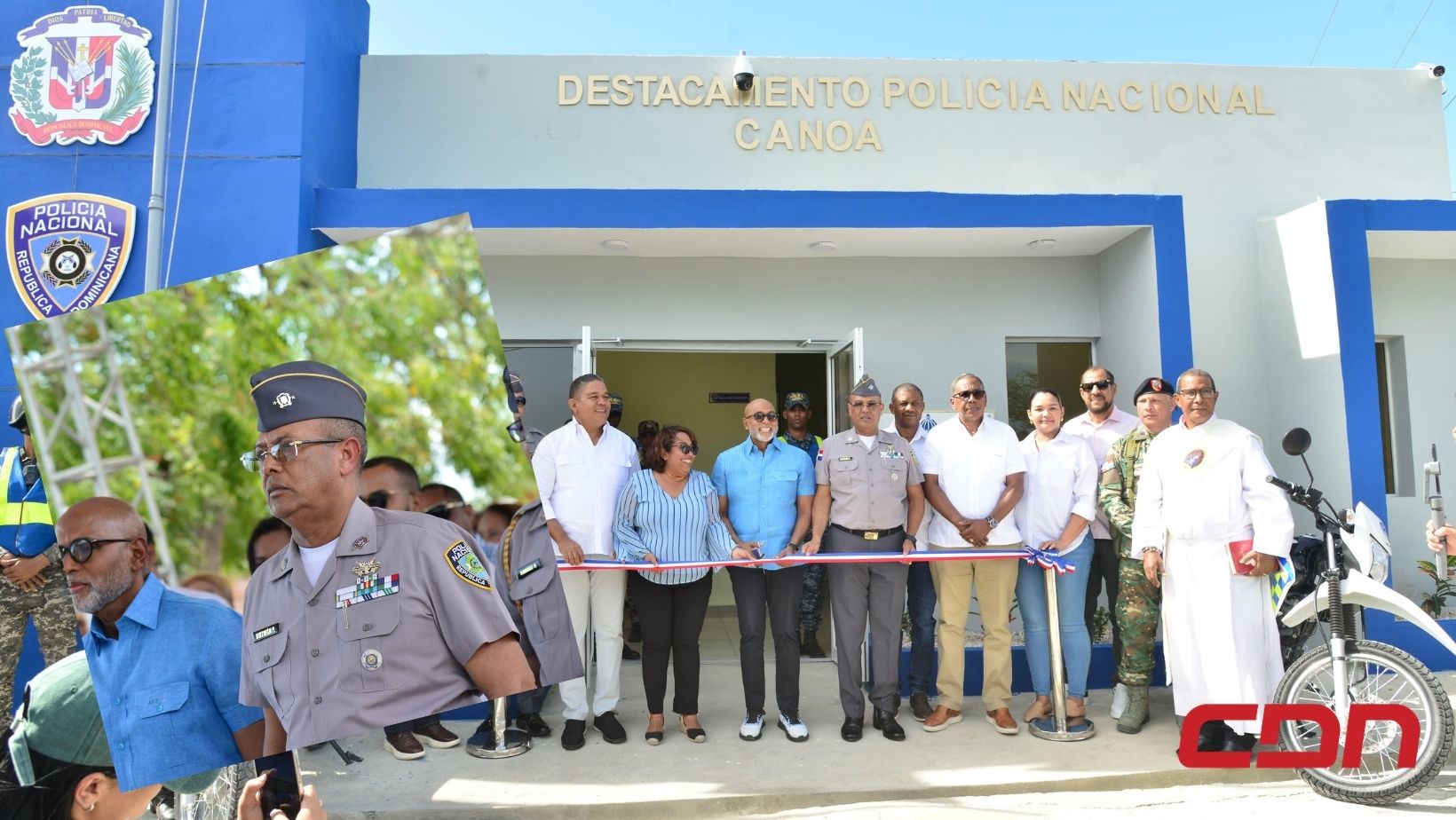 Gobierno inaugura destacamento en el distrito municipal de Canoa