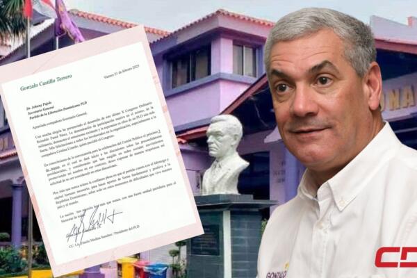 Gonzalo Castillo se aparta de la carrera presidencial