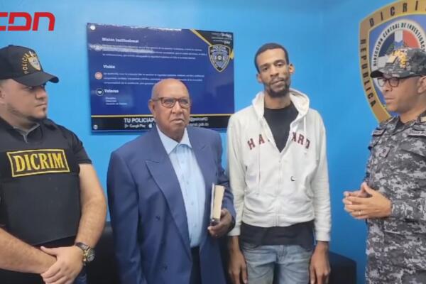 John Luis Ferreira Rojas, entregado a las autoridades mediante un pastor. 