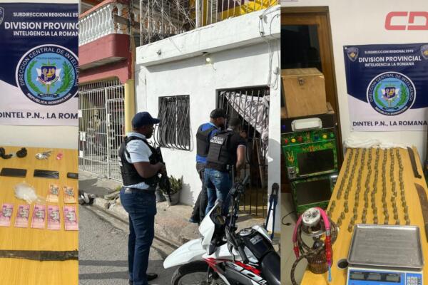 Allanamientos en el sector Villa Verde deja incautaciones y apresados. 