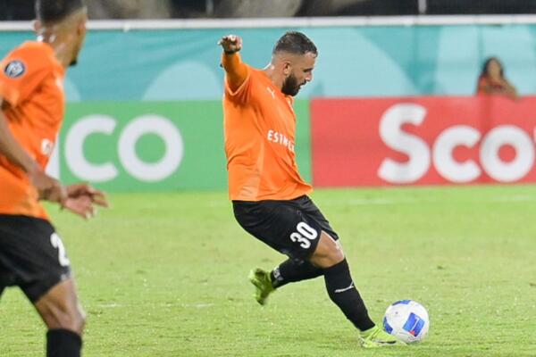 Juan David Diaz, anotó el gol de Cibao ante Chivas en la ida de la Copa de Campeones de Concacaf