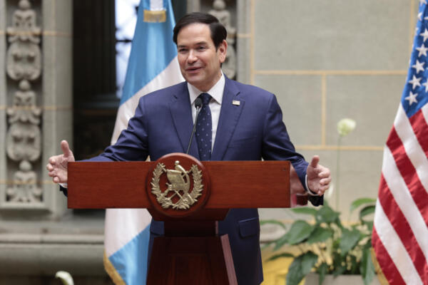El secretario de Estado de los Estados Unidos, Marco Rubio. EFE/ David Toro