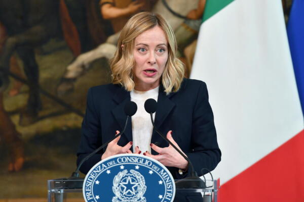 La primera ministra de Italia, Giorgia Meloni. EFE/EPA/FABIO CIMAGLIA