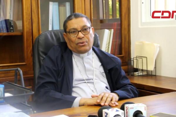Monseñor Tomar Alejo Concepción, obispo de la Diocesis de San Juan de la Maguana.