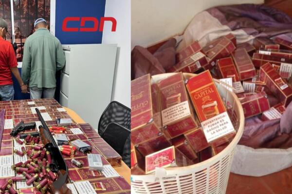 Ocupan 11,400 unidades de cigarrillos de contrabando durante un allanamiento