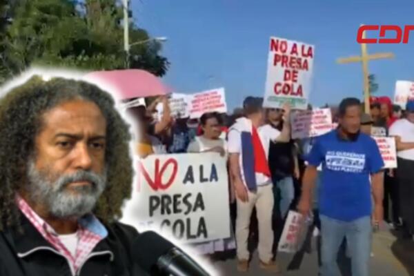 Padre Nino Ramos denunció amenazas por parte de agentes popular ante llamado a caravana en contra a Barrick Pueblo Viejo.