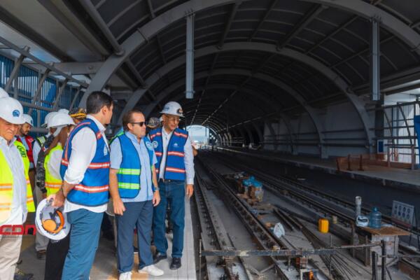 Durante su visita, Paliza destacó que la obra tiene una inversión superior a los 30 mil millones de pesos. (Foto, fuente externa)