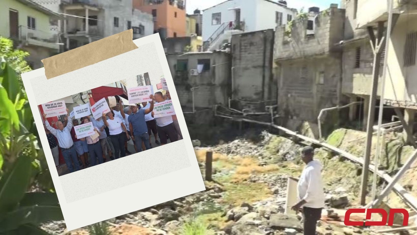 Residentes de Los Platanitos protestan contra desalojo que consideran ilegal