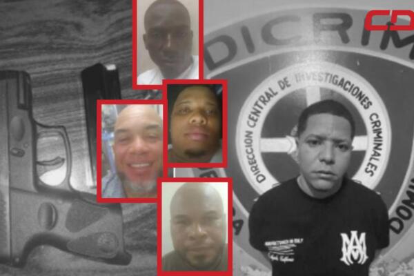 Robin Xavier Feliz Segura, presunto responsable de haber provocado la herida de bala de cuatro personas. 