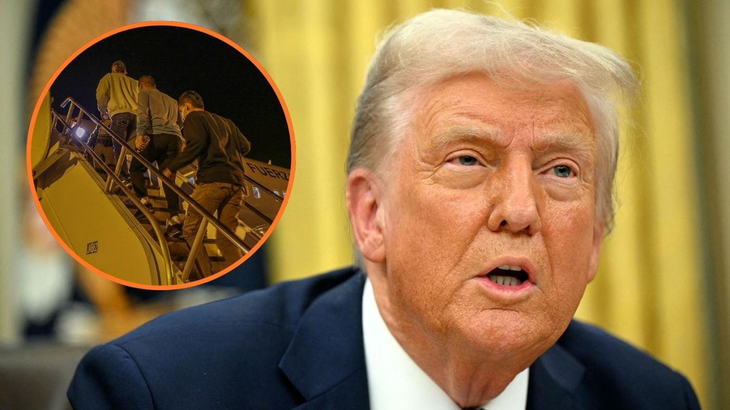 Trump dice que Venezuela "aceptó" recibir a sus migrantes deportados, incluidos criminales