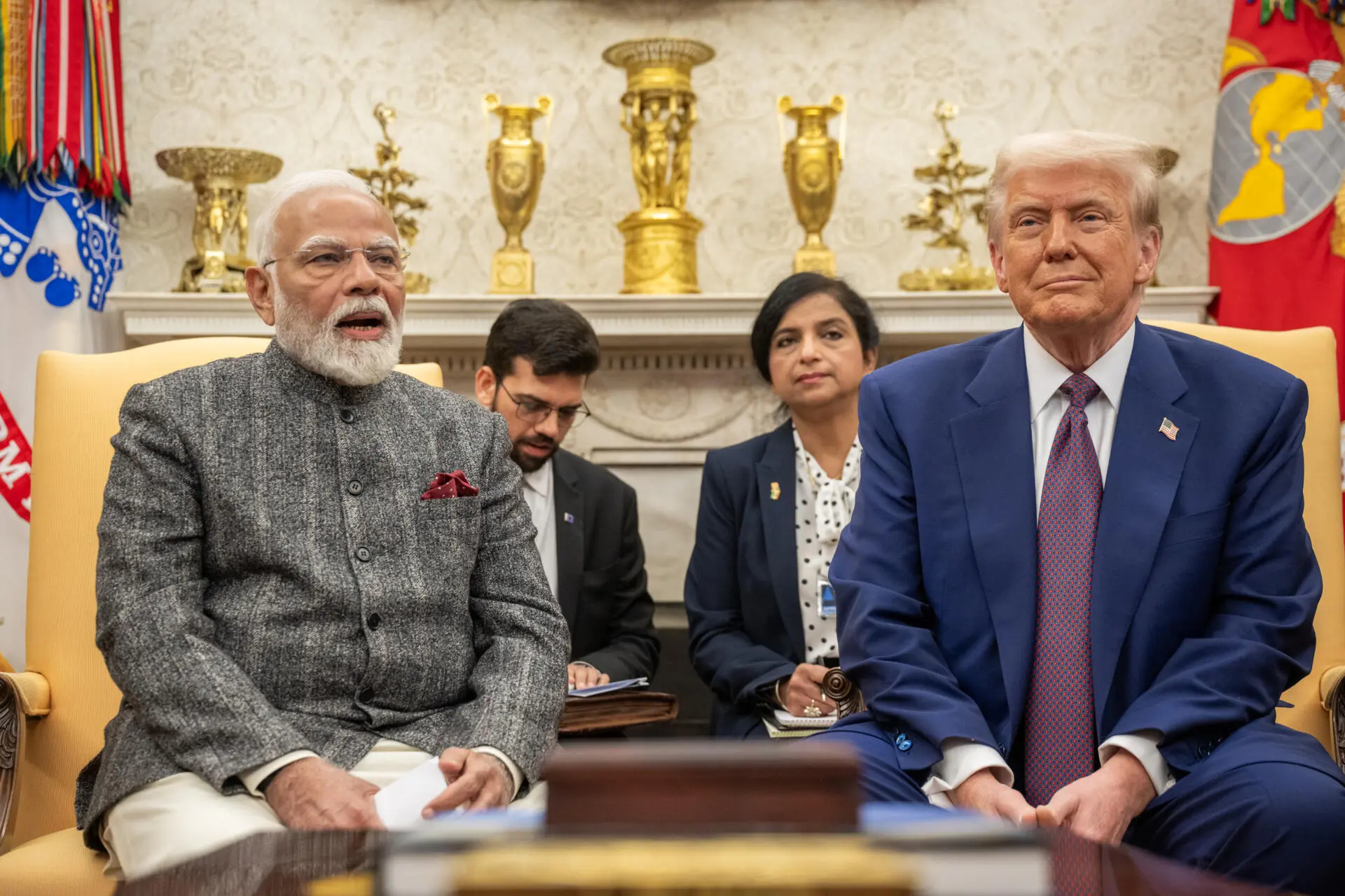 Trump refuerza su alianza con un Modi en sintonía con el comercio y deportaciones