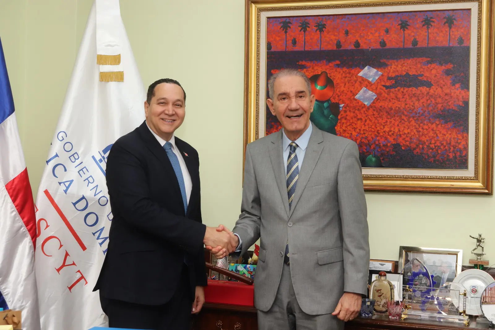 Director Ideice visita Mescyt; expresa interés continuar acuerdo para impulsar la investigación educativa