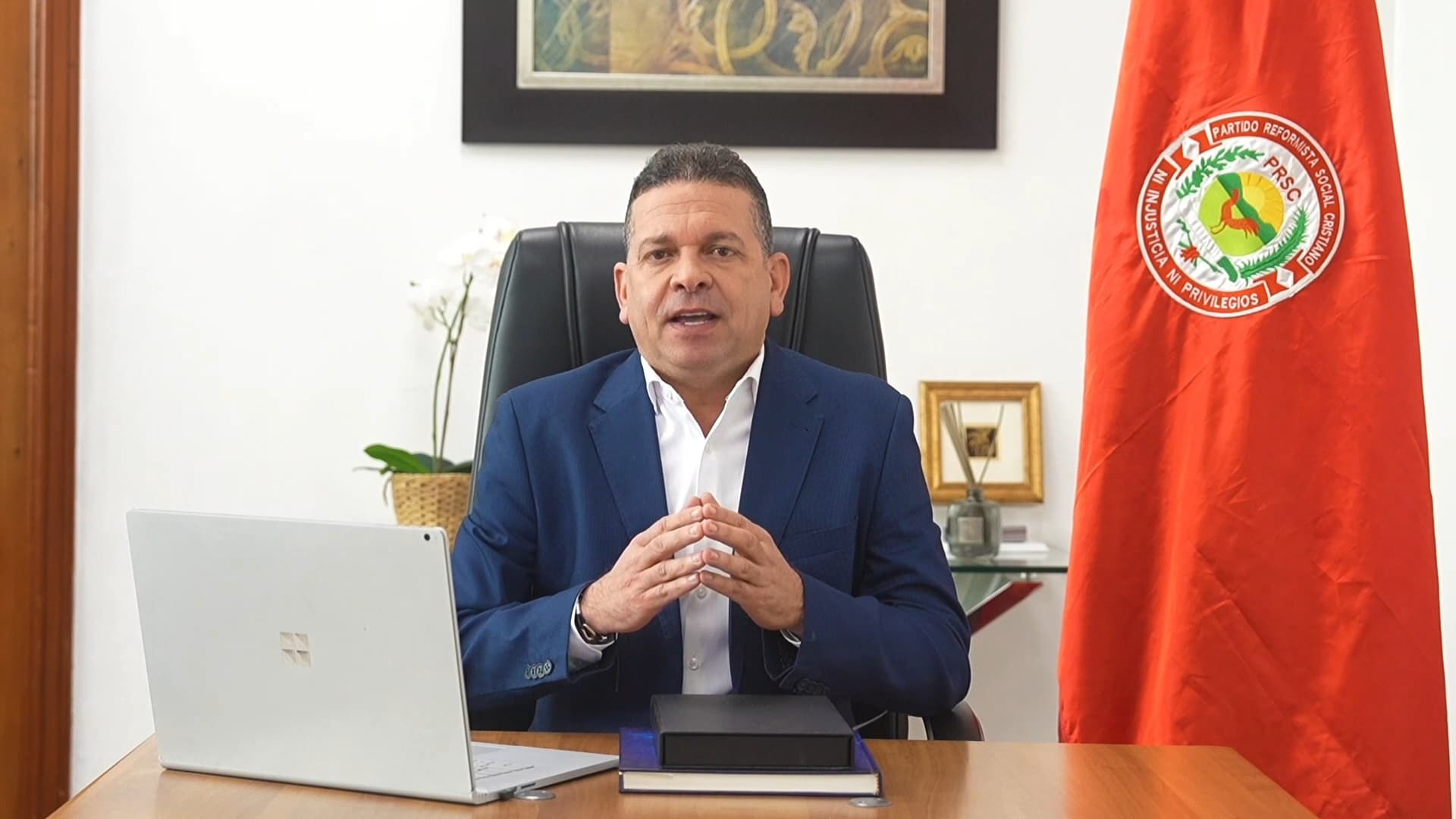 Secretario general del PRSC, Rafael Cruz, valora gestión del presidente Luis Abinader