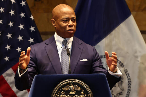 Alcalde de la ciudad de Nueva York, Eric Adams. AFP