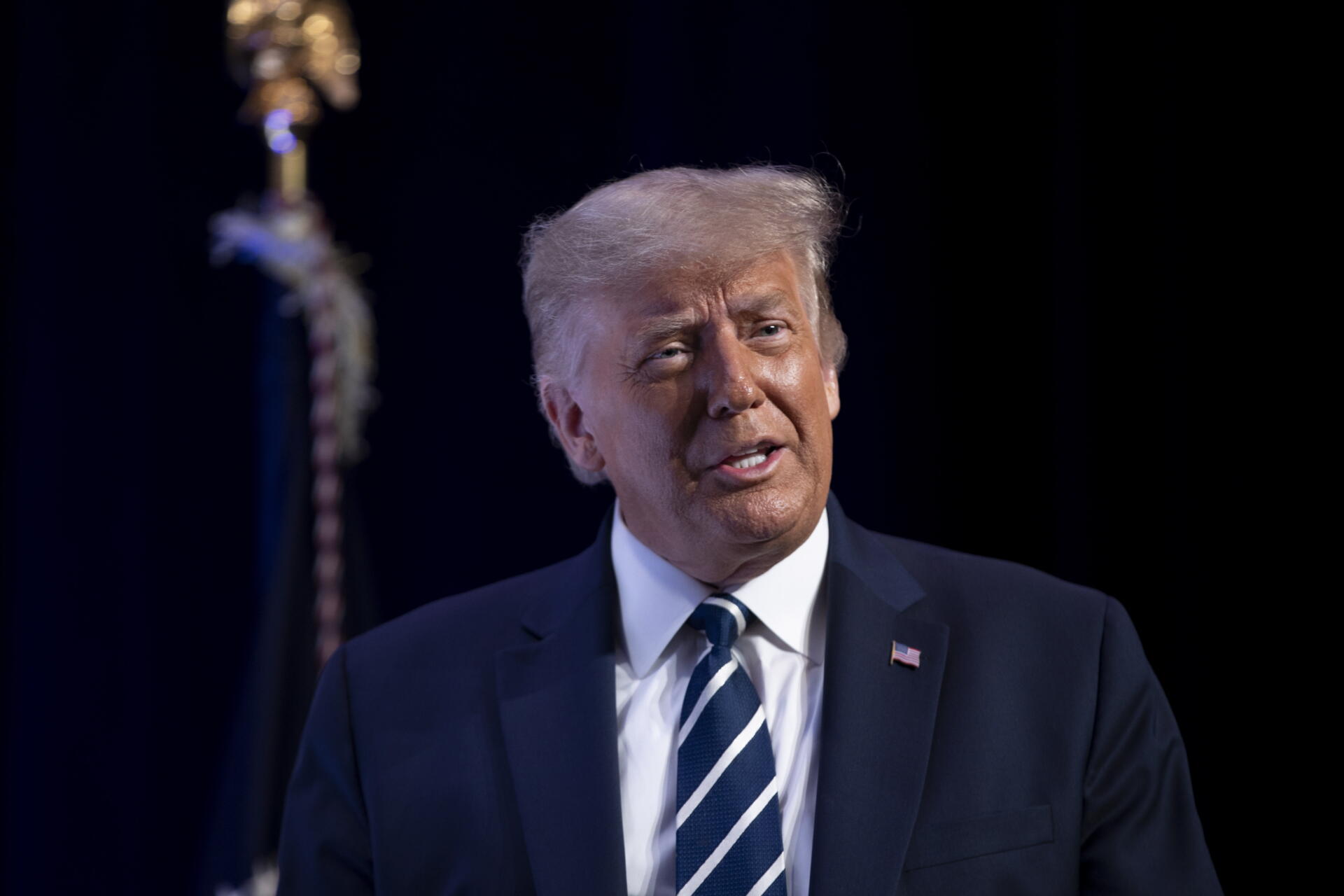 Fotografía del presidente de EE.UU., Donald Trump.