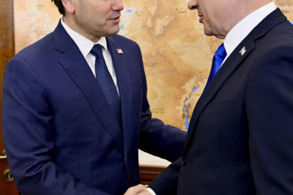 El primer ministro de Israel, Benjamín Netanyahu, se reunió con el nuevo secretario de Estado de Estados Unidos, Marco Rubio (foto: EFE)