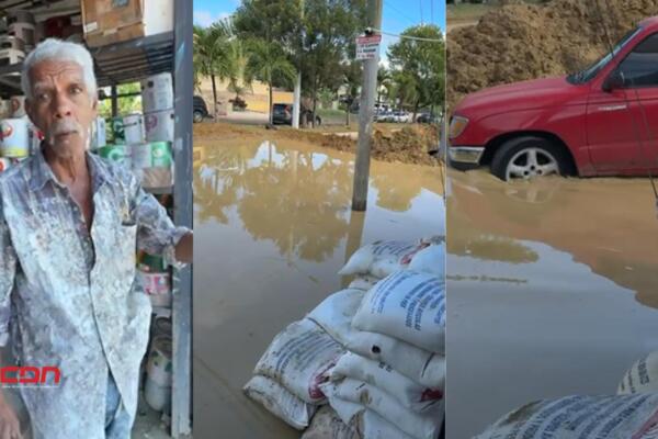 Dicen que los trabajos quedaron son concluir porque dejaron una gran cantidad de tierra que ha puesto la situación peor. Foto: Fuente externa 