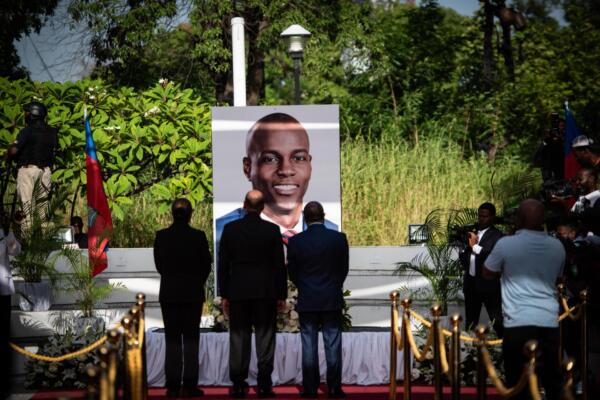 Fotografía de archivo de la conmemoración del segundo aniversario del magnicidio del presidente de Haití Jovenel Moise. EFE/ Johnson Sabin