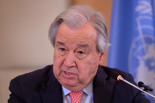 El secretario general de la ONU, António Guterres. EFE/WAEL HAMZEH
