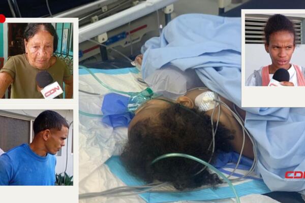 La pequeña lucha por su vida en una unidad de cuidados intensivos de un centro de salud. Foto: Fuente externa 