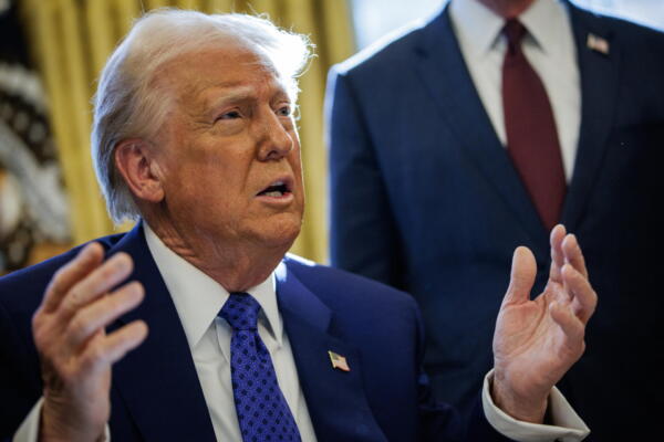 El presidente de EE.UU., Donald Trump, en una foto. EFE/SAMUEL CORUM