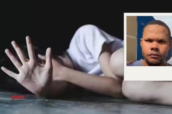 La esposa del acusado y madre de la menor, que ahora tiene 14. Foto: Fuente externa 