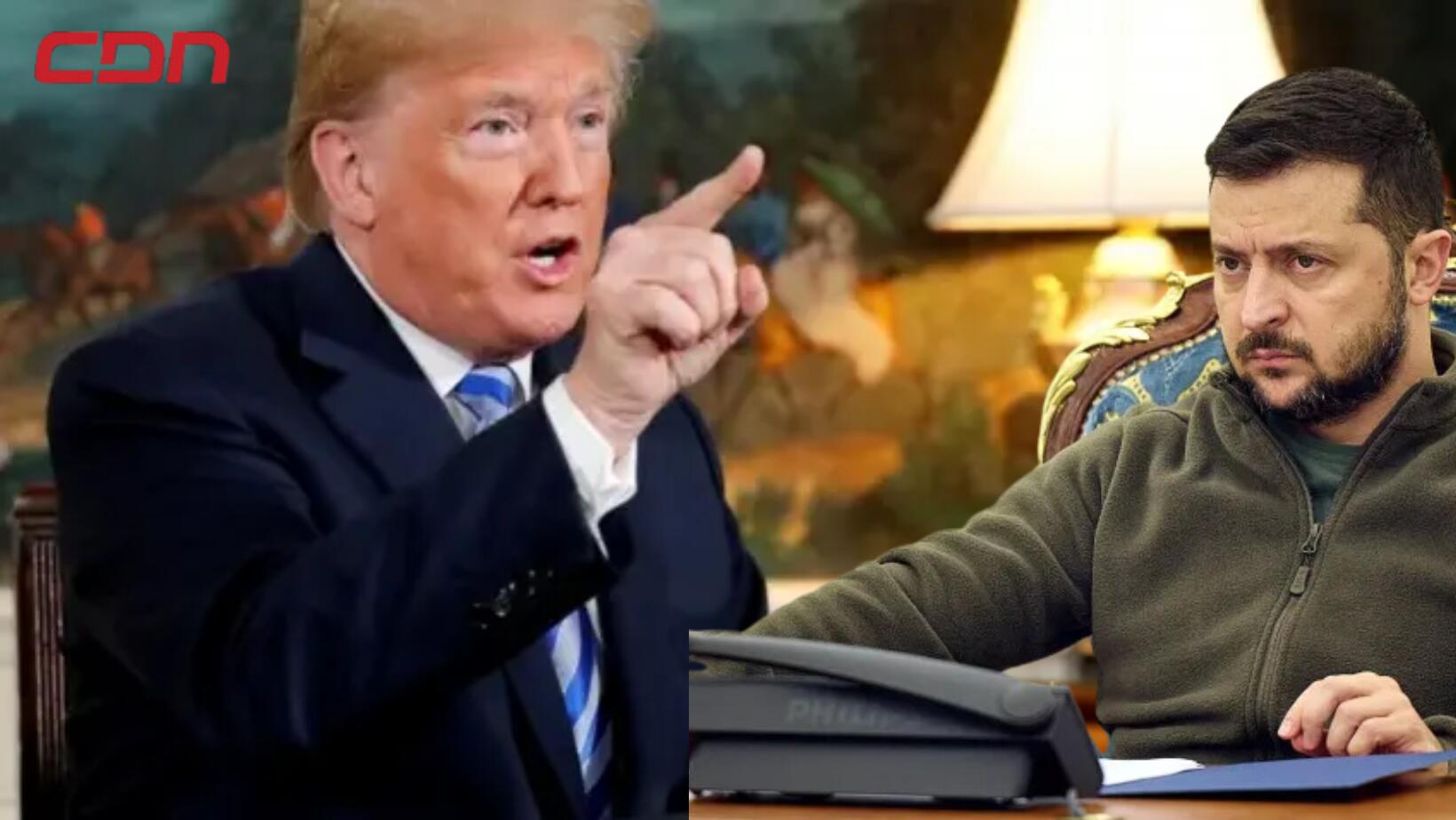 ¡Alarmante! Posición de Donald Trump frente a Zelenski