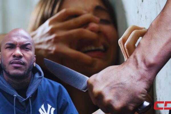 ¡Terror y agresión! El Sujeto acusado de amenazar con arma blanca y golpear a su pareja 