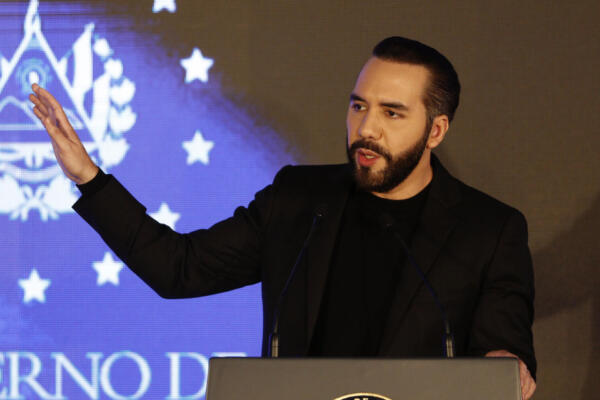 El presidente de El Salvador, Nayib Bukele, en una foto de archivo.