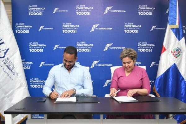ITLA y Pro-Competencia firman acuerdo para impulsar competencia económica en sector tecnológico