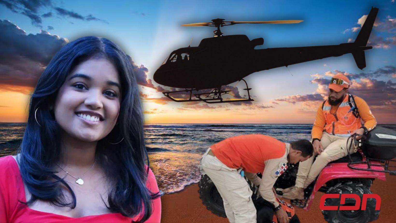Autoridades de RD, Embajada EE. UU. y FBI intensifican por aire, mar y tierra búsqueda de india desaparecida en Punta Cana